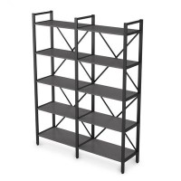 Arredo 10СД.001 (Graphit/Черный) Стеллаж двойной