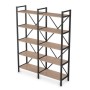 Арредо 10СД.001 (Mokko/Черный) Стеллаж двойной