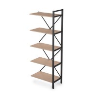 Arredo 10СП.001 (Mokko/Черный) Стеллаж промежуточный