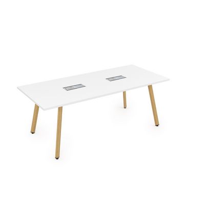 Arredo 10СП.096 (Белый премиум/Iron wood) Стол переговорный