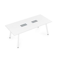 Arredo 10СП.096 (Белый премиум/Белый) Стол переговорный