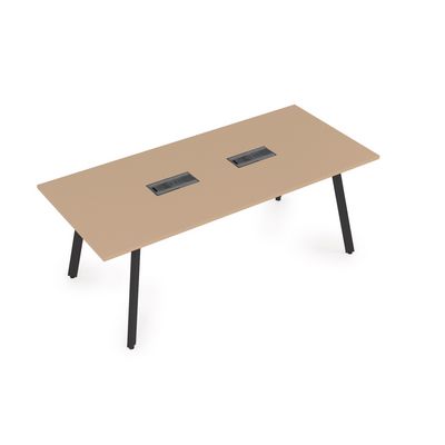 Arredo 10СП.096 (Mokko/Черный) Стол переговорный