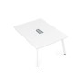 Arredo 10СПК.128 (Белый премиум/Белый) Стол системы Бенч, переговорный - конечный