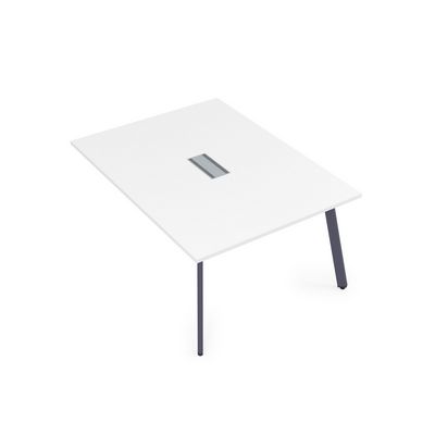 Arredo 10СПК.129 (Белый премиум/Графит) Стол системы Бенч, переговорный - конечный