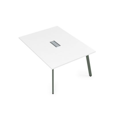 Arredo 10СПК.128 (Белый премиум/Klever) Стол системы Бенч, переговорный - конечный