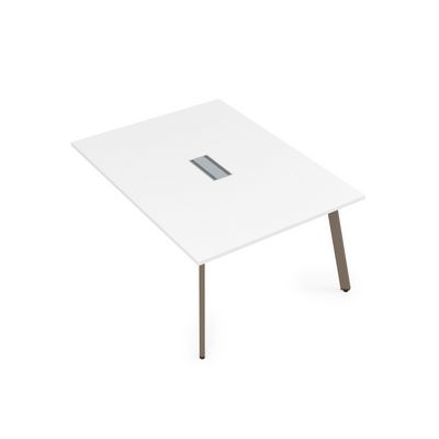 Arredo 10СПК.128 (Белый премиум/Tabaco) Стол системы Бенч, переговорный - конечный