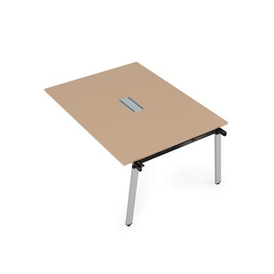 Arredo 10СПС.128 (Mokko/Алюминий матовый) Стол системы Бенч, переговорный - средний