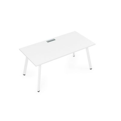 Arredo 10СР.079 (Белый премиум/Белый) Стол рабочий, прямолинейный