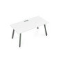 Arredo 10СР.074 (Белый премиум/Klever) Стол рабочий, прямолинейный