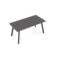 Arredo 10СР.074 (Graphit/Черный) Стол рабочий, прямолинейный