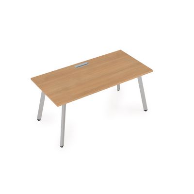 Arredo 10СР.079 (Romano/Алюминий матовый) Стол рабочий, прямолинейный