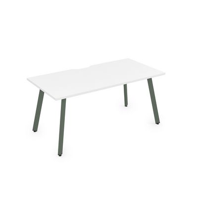 Arredo 10СРВ.085 (Белый премиум/Klever) Стол рабочий, прямолинейный