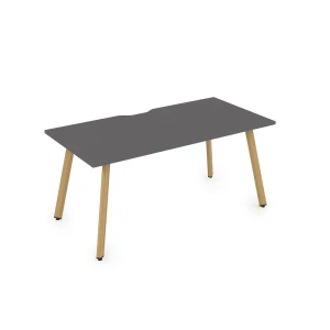10СРВ.074 (Graphit/Iron wood) Стол рабочий, прямолинейный