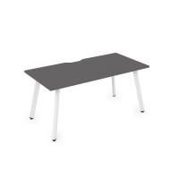 Arredo 10СРВ.084 (Graphit/Белый) Стол рабочий, прямолинейный