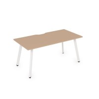 Arredo 10СРВ.084 (Mokko/Белый) Стол рабочий, прямолинейный