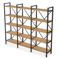 Arredo 10СТ.001 (Romano/Черный) Стеллаж тройной