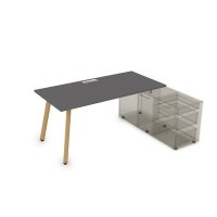 Arredo 10СТО.089 (Graphit/Iron wood) Стол для крепления на тумбу опорную