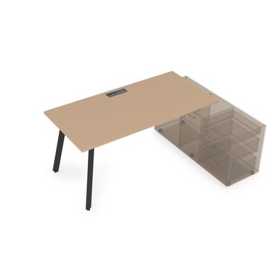 Arredo 10СТО.085 (Mokko/Черный) Стол для крепления на тумбу опорную