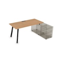 Arredo 10СТО.089 (Romano/Черный глянец) Стол для крепления на тумбу опорную