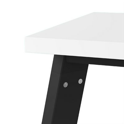 Arredo 10БД.264 (Romano/Черный) Стол системы Бенч, сдвоенный, на 2 рабочих места