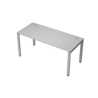 Avance 6М.664 (Серый арктик/алюминий матовый) Стол прямолинейный