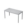 Avance 6М.009 (Серый арктик/алюминий матовый) Стол рабочий