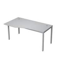 Avance 6М.020 (Серый арктик/алюминий матовый) Стол криволинейн.левый