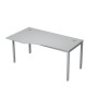 Avance 6М.020 (Серый арктик/алюминий матовый) Стол криволинейн.левый