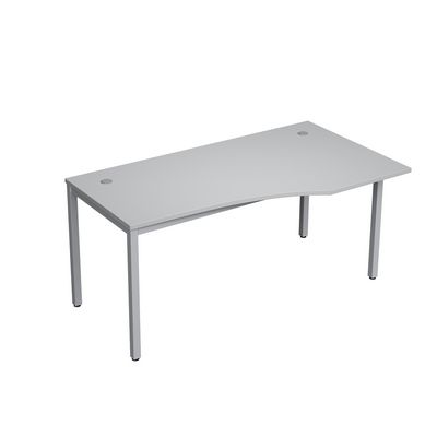 Avance 6М.021 (Серый арктик/алюминий матовый) Стол криволинейн.правый