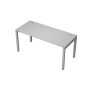 Avance 6М.504 (Серый арктик/алюминий матовый) Стол рабочий