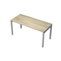 Avance 6М.504 (Нордвуд/алюминий матовый) Стол рабочий