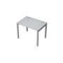 Avance 6М.507 (Серый арктик/алюминий матовый) Стол рабочий