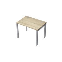Avance 6М.507 (Нордвуд/алюминий матовый) Стол рабочий