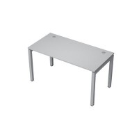 Avance 6М.509 (Серый арктик/алюминий матовый) Стол рабочий