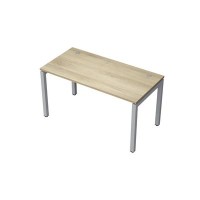 Avance 6М.509 (Нордвуд/алюминий матовый) Стол рабочий