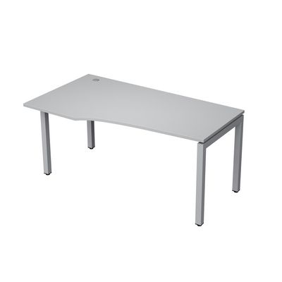 Avance 6М.520 (Серый арктик/алюминий матовый) Стол криволинейный левый