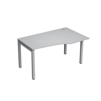 Avance 6М.523 (Серый арктик/алюминий матовый) Стол криволинейный правый