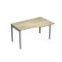 Avance 6М.523 (Нордвуд/алюминий матовый) Стол криволинейный правый