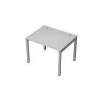 Avance 6М.587 (Серый арктик/алюминий матовый) Стол рабочий