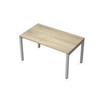 Avance 6М.589 (Нордвуд/алюминий матовый) Стол рабочий