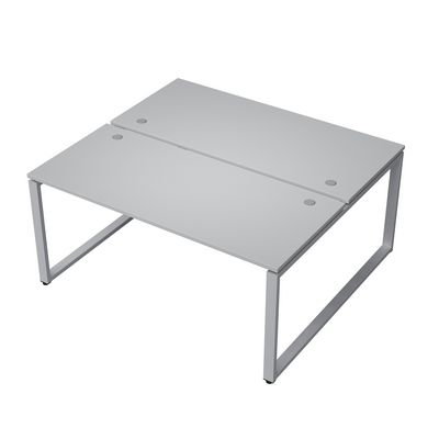 Avance 6МБ-О.6269 (Серый арктик/алюминий матовый) Бенч-система на 2 рабочих места
