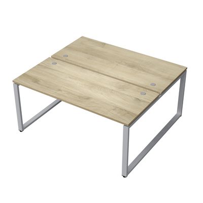 Avance 6МБ-О.6267 (Нордвуд/алюминий матовый) Бенч-система на 2 рабочих места