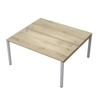 Avance 6МБ.6264 (Нордвуд/алюминий матовый) Бенч-система на 2 рабочих места