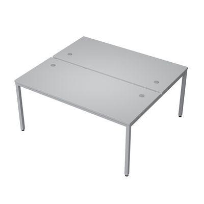Avance 6МБ.274 (Серый арктик/алюминий матовый) Бенч-система на два рабочих места