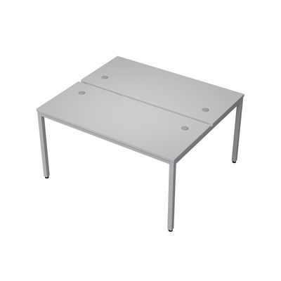 Avance 6МБ.278 (Серый арктик/алюминий матовый) Бенч-система на два рабочих места