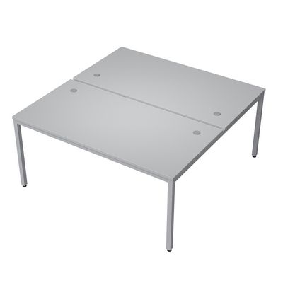 Avance 6МБ.284 (Серый арктик/алюминий матовый) Бенч-система на два рабочих места