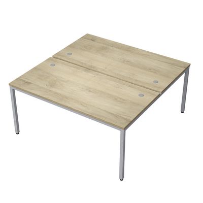 Avance 6МБ.284 (Нордвуд/алюминий матовый) Бенч-система на два рабочих места