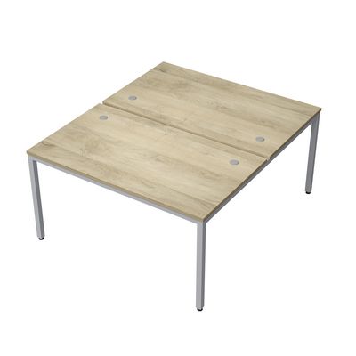 Avance 6МБ.289 (Нордвуд/алюминий матовый) Бенч-система на два рабочих места