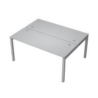 Avance 6МБ.5264 (Серый арктик/алюминий матовый) Бенч-система на 2 рабочих места