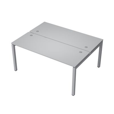 Avance 6МБ.5264 (Серый арктик/алюминий матовый) Бенч-система на 2 рабочих места